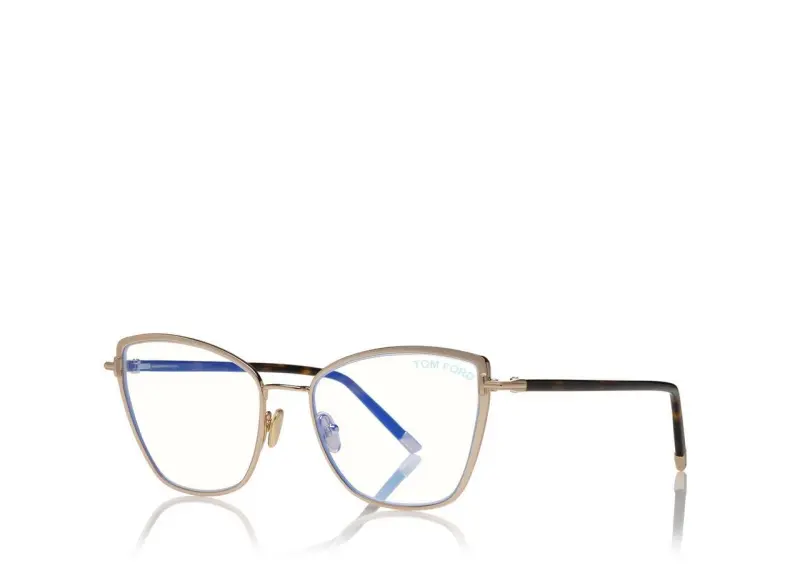 BLUE BLOCK SOFT CAT EYE OPTICALS GOLD online
