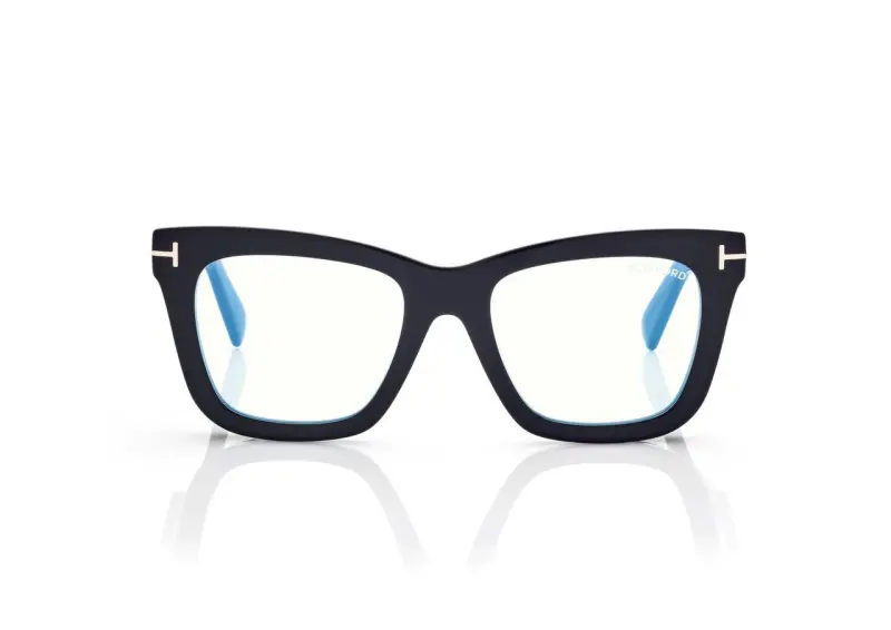 BLUE BLOCK SQUARE OPTICALS BLACK online