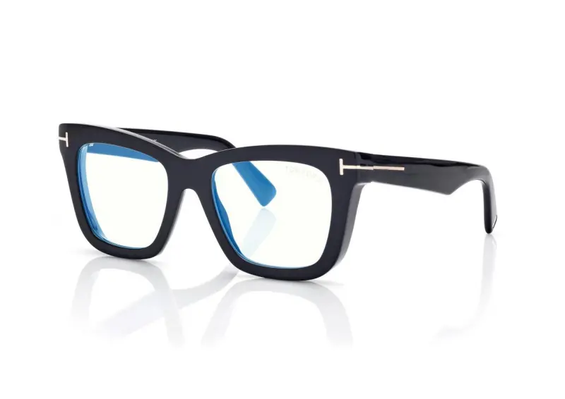 BLUE BLOCK SQUARE OPTICALS BLACK online