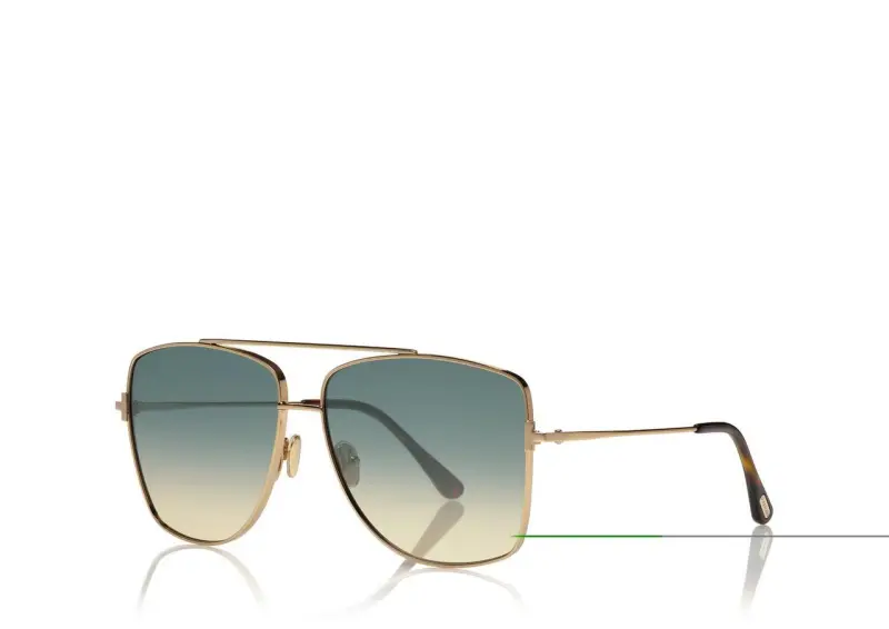 REGGIE SUNGLASSES Rose Gold / Blue online