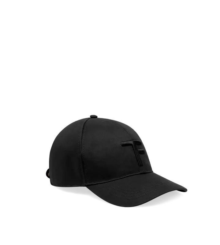 CANVAS AND SMOOTH LEATHER CAP BLACK online