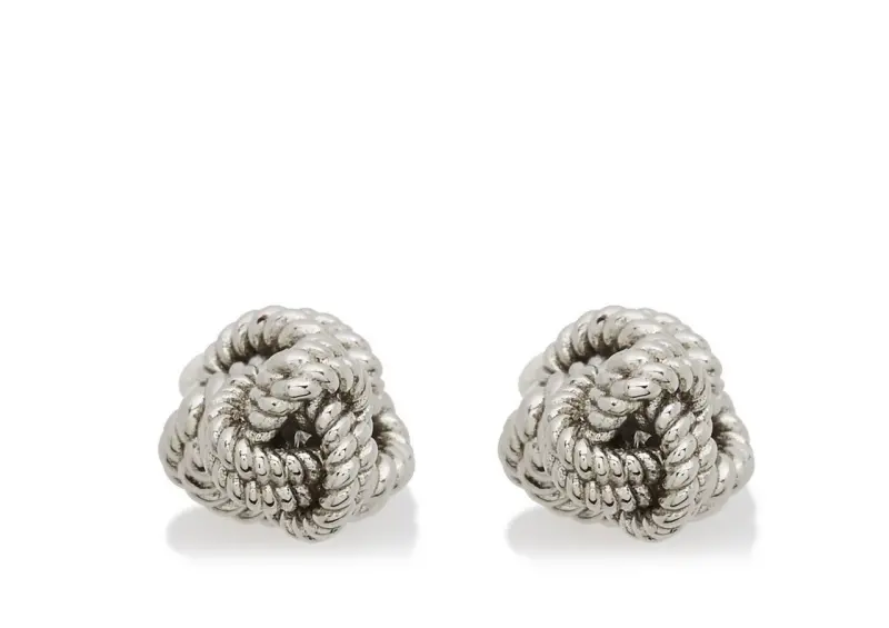 KNOT CUFFLINKS WHITE GOLD online