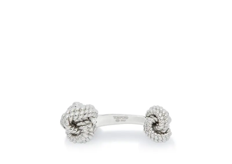 KNOT CUFFLINKS WHITE GOLD online