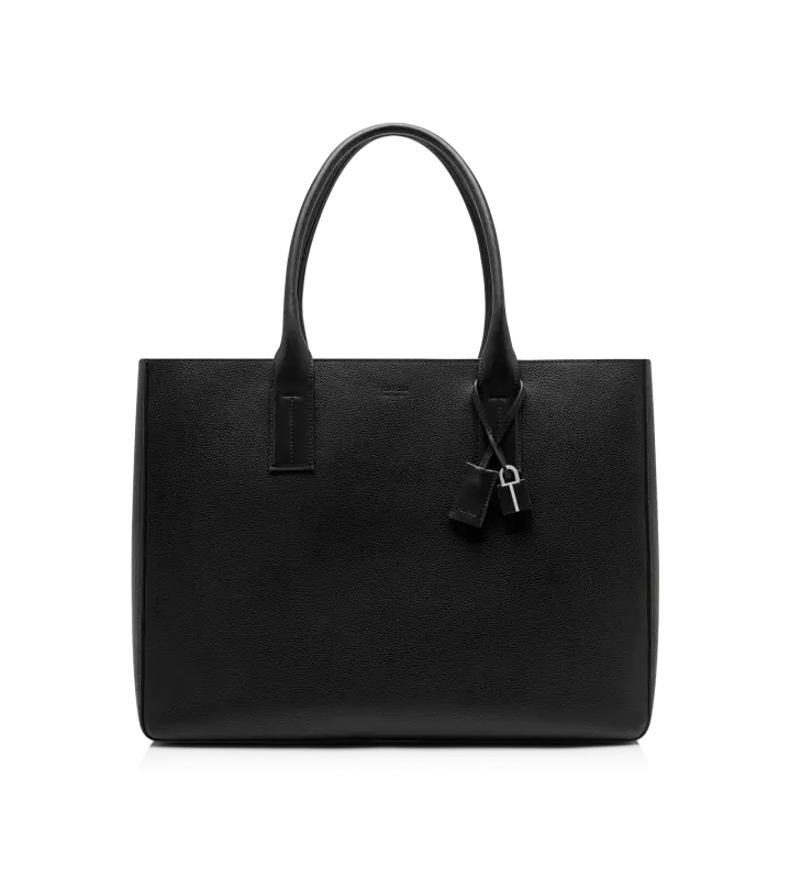 GRAIN LEATHER T-LINE EAST-WEST TOTE online