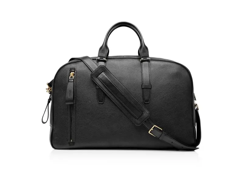 GRAIN LEATHER BUCKLEY BOWLING BAG BLACK online