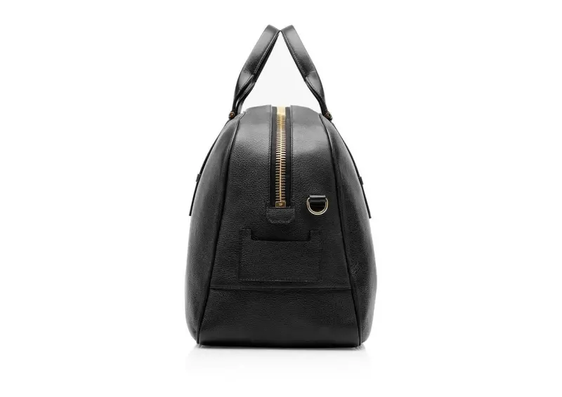 GRAIN LEATHER BUCKLEY BOWLING BAG BLACK online