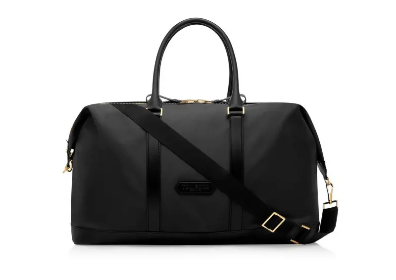 RECYCLED NYLON HOLDALL BLACK online