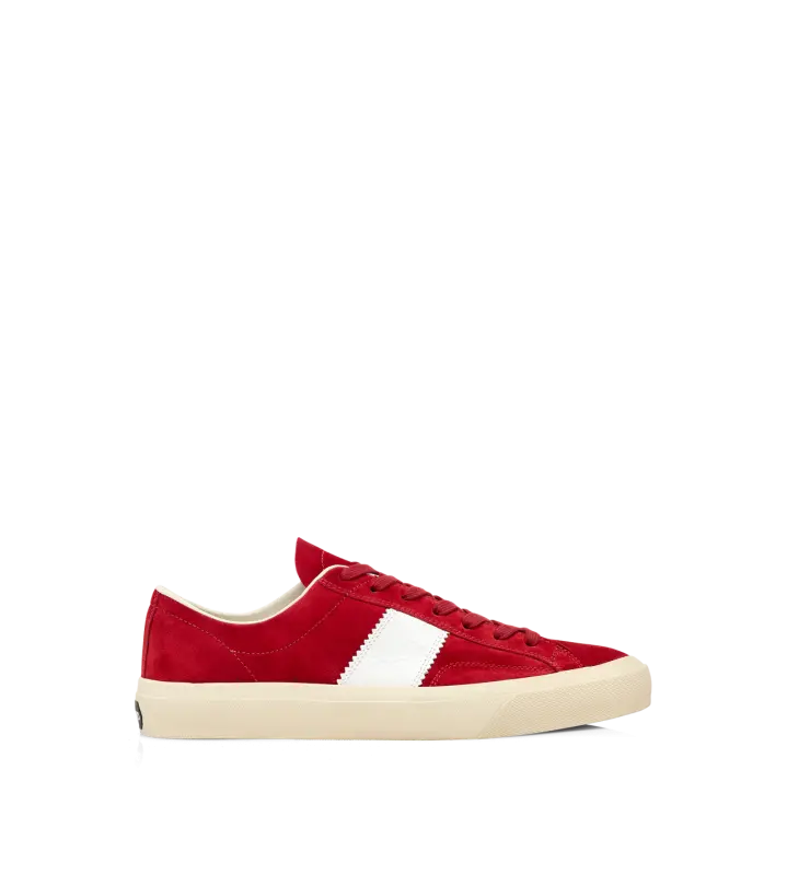 SUEDE AND PRINTED ALLIGATOR CAMBRIDGE SNEAKER online