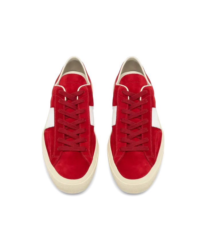 SUEDE AND PRINTED ALLIGATOR CAMBRIDGE SNEAKER online