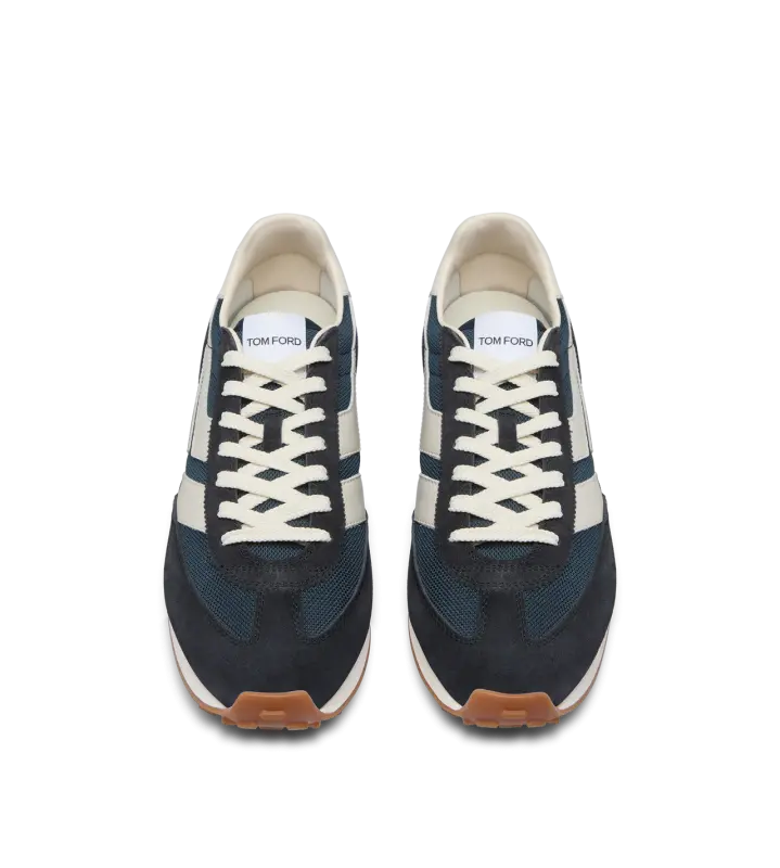 SUEDE MICK SNEAKERS DARK NAVY + AMBER online