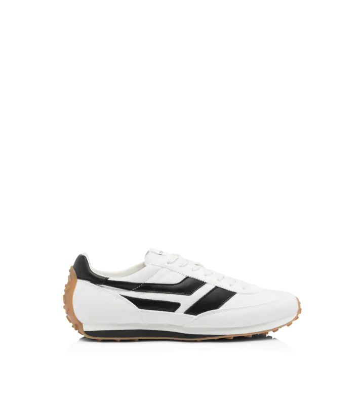 SUEDE MICK SNEAKERS OPTICAL WHITE/BLACK + AMBER online