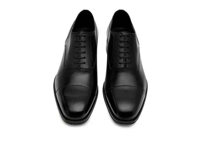 BURNISHED LEATHER CLAYDON LACE UP BLACK online