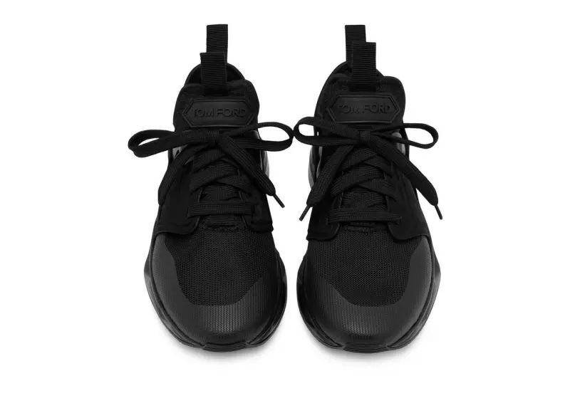 NEOPRENE SUEDE JAGO SNEAKER BLACK + BLACK online