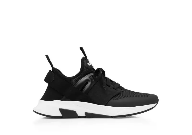 NEOPRENE SUEDE JAGO SNEAKER BLACK + WHITE online