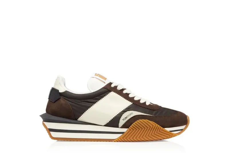 SUEDE TECHNICAL FABRIC JAMES SNEAKER online