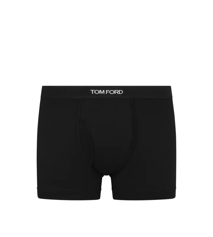 COTTON BOXER BRIEFS BLACK online