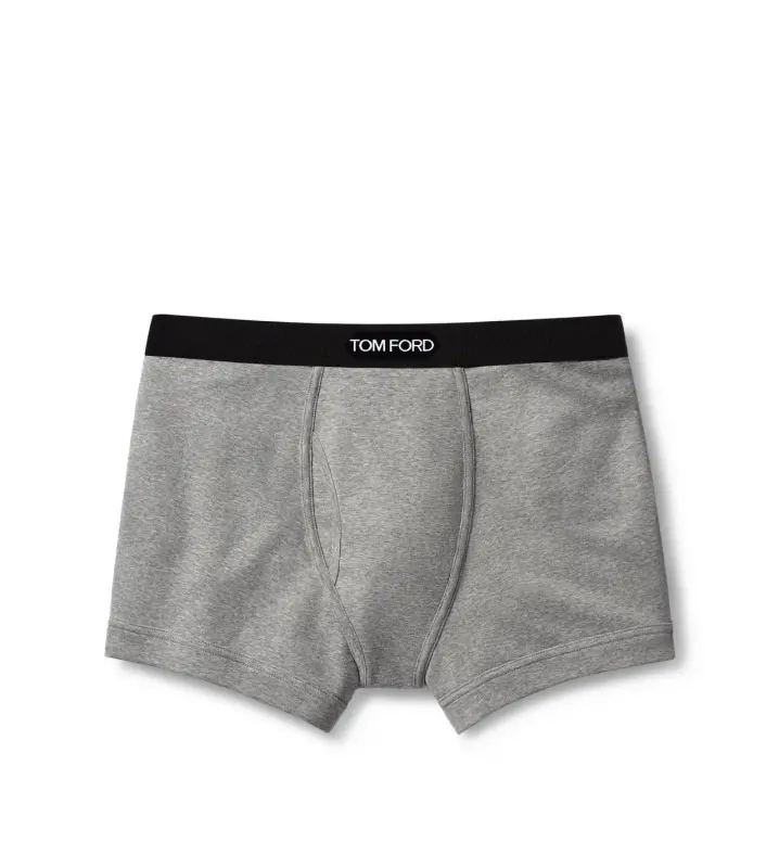 COTTON BOXER BRIEFS GREY online