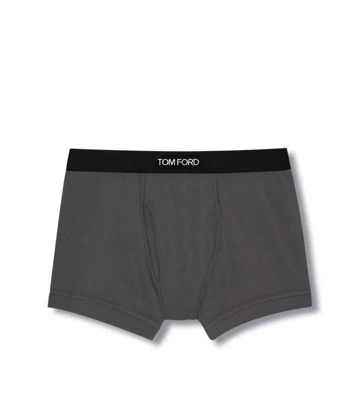 COTTON BOXER BRIEFS SLATE online