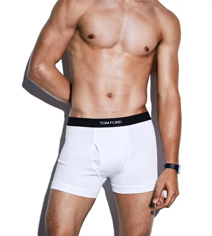 COTTON BOXER BRIEFS WHITE online