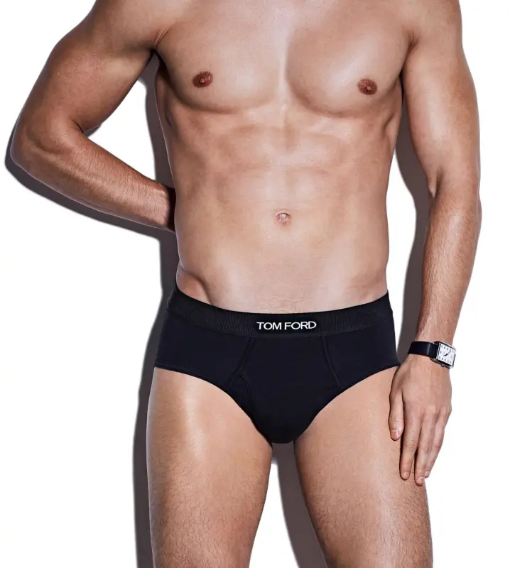 COTTON BRIEFS BLACK online