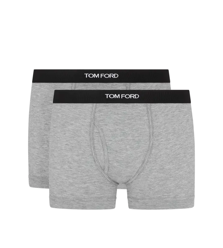 COTTON MODAL BOXER BRIEFS TWO PACK BLACK online