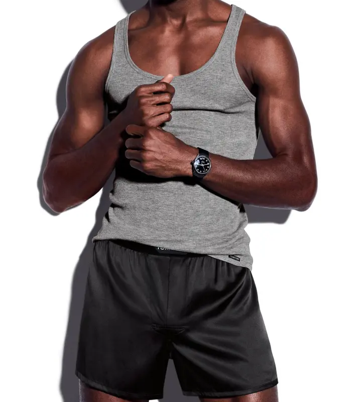 COTTON MODAL RIB TANK GREY online