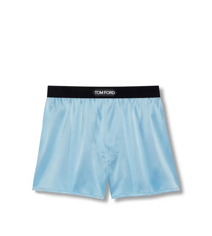 SILK BOXERS AQUA online
