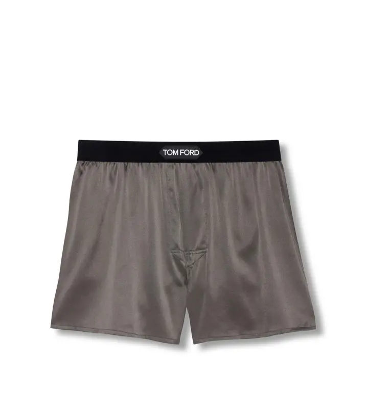 SILK BOXERS SLATE online