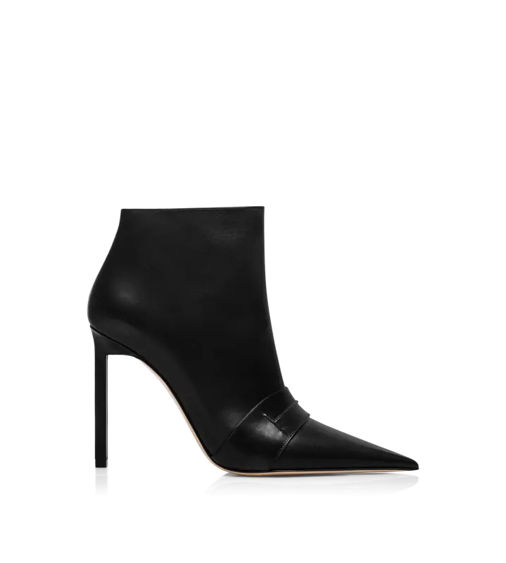 LEATHER EVA ANKLE BOOT BLACK online