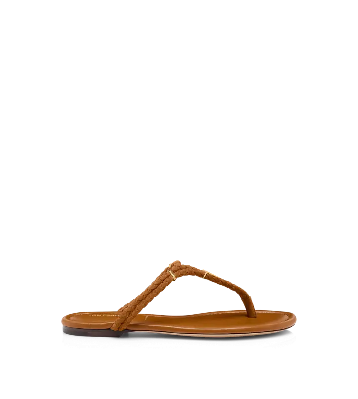 WOVEN SUEDE LILY THONG SANDAL online
