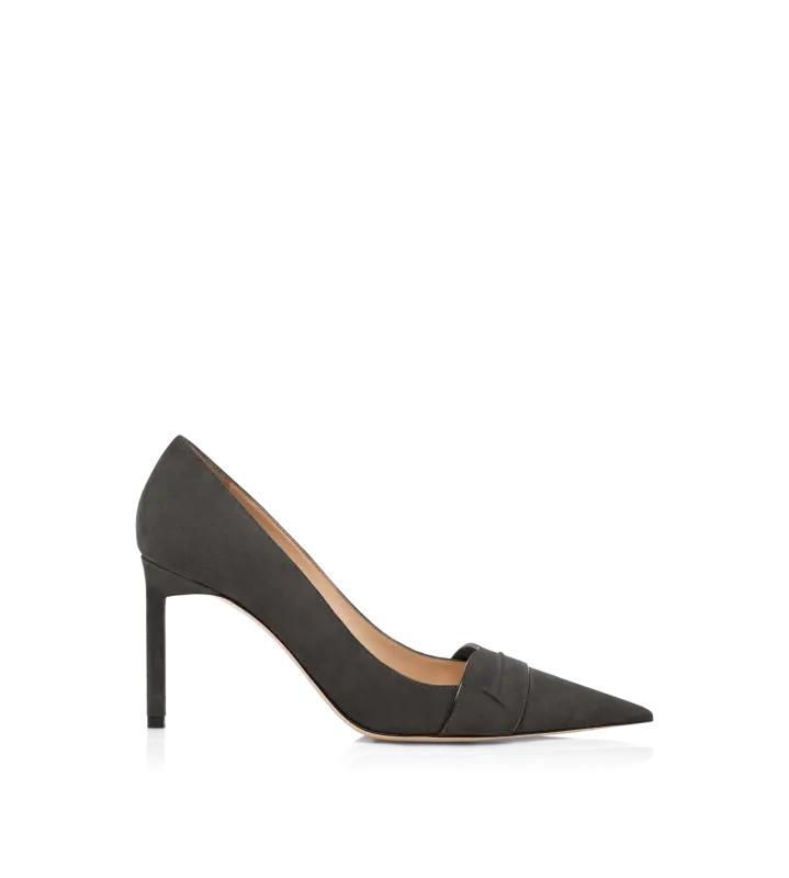 SUEDE LEATHER EVA PUMP DARK GREY online