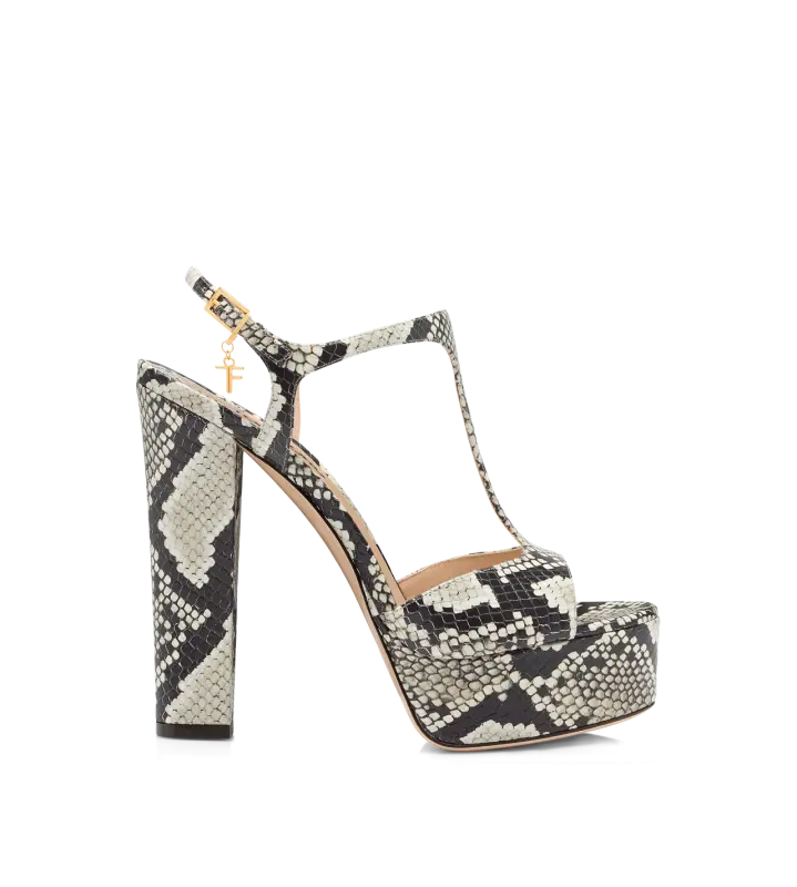 PRINTED PYTHON ANGELINA SANDAL ROCCIA online